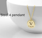 Personalized Pendant Stainless Steel Necklace