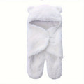 1pc Velvet Sleeping Bag, Cute Bear Shape Wrap Blanket, Christmas, Halloween, Thanksgiving Gift Lootquake LLC