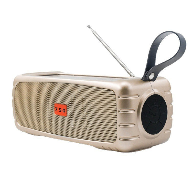 Solar Bluetooth Speaker Household USB Charging Outdoor Portable Pi-Mart
