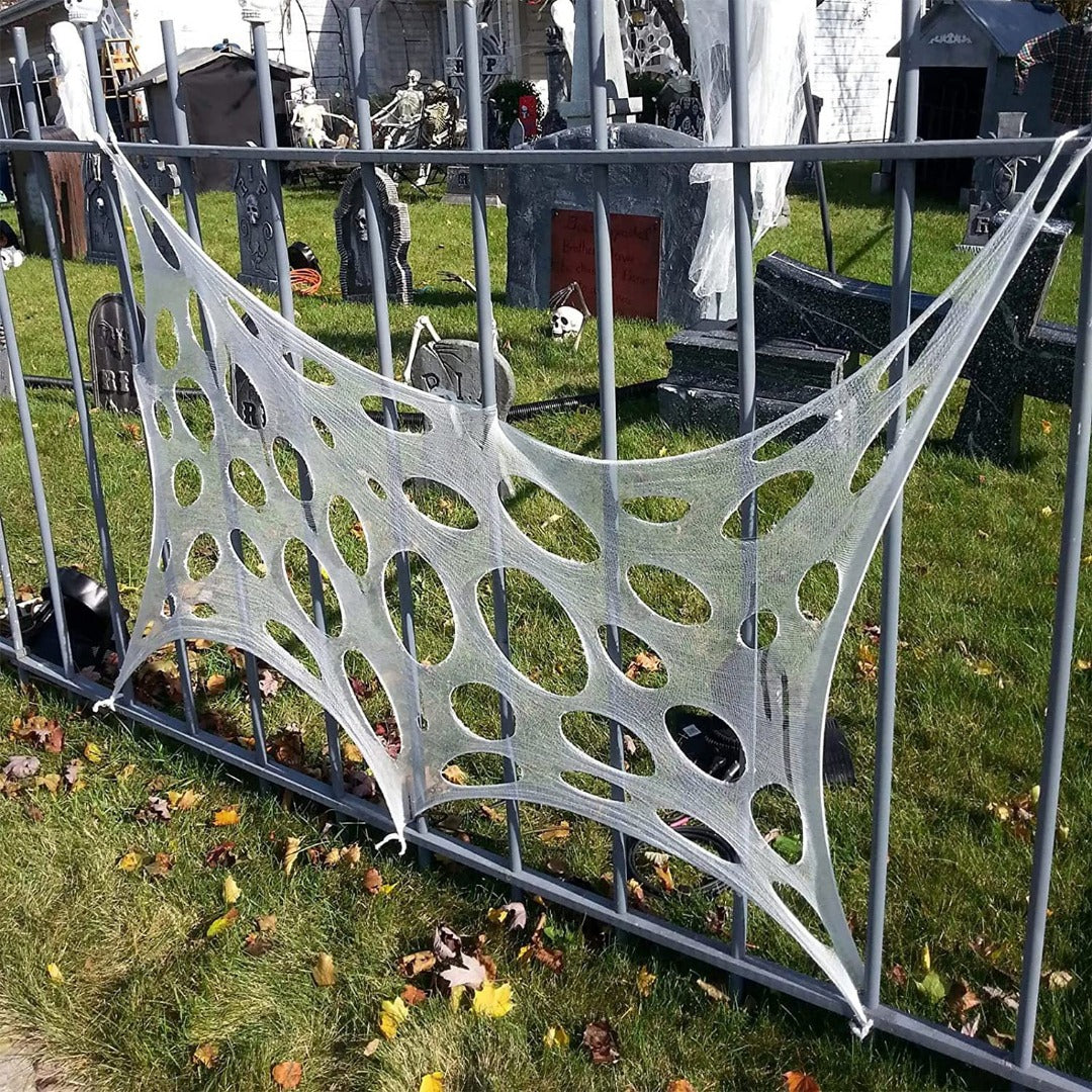 Halloween Spider Webs Decorations with Fake Spiders, Super Stretchy Cobwebs for Halloween decor Indoor and Outdoor - SJB-DIAMOND ELITES