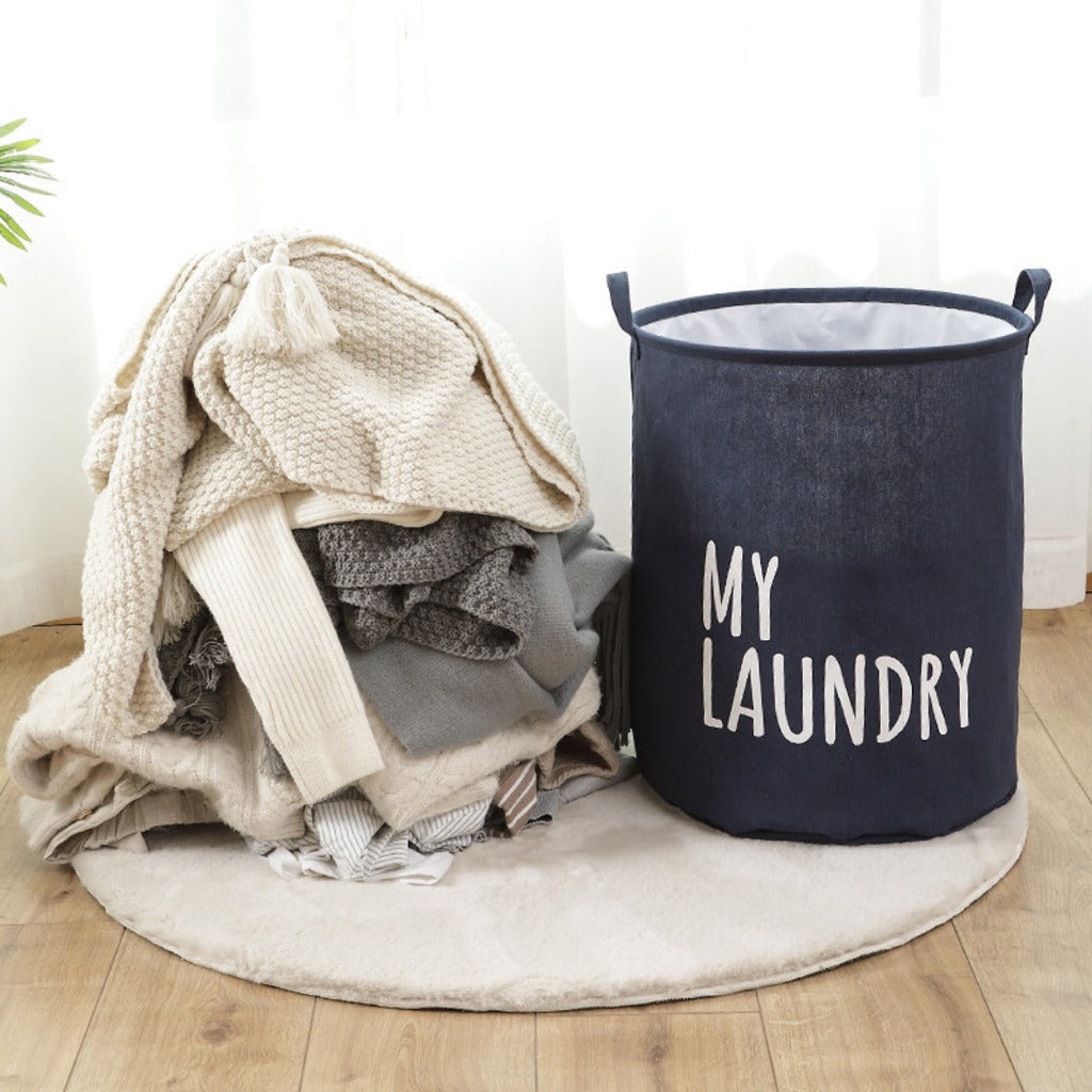Clothes dirty clothes basket, large capacity bundle quilt clothes storage bag, waterproof and moisture-proof packaging bag household, fabric laundry bag - SJB-DIAMOND ELITES
