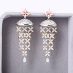 Women's Fashion Personality Flower Earrings Pi-Mart