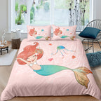 Home Textile Digital Printing Cartoon Mermaid Duvet Cover Pi-Mart