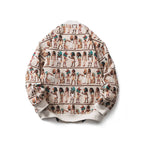 Loose Embroidered Double Sided Bomber Jacket