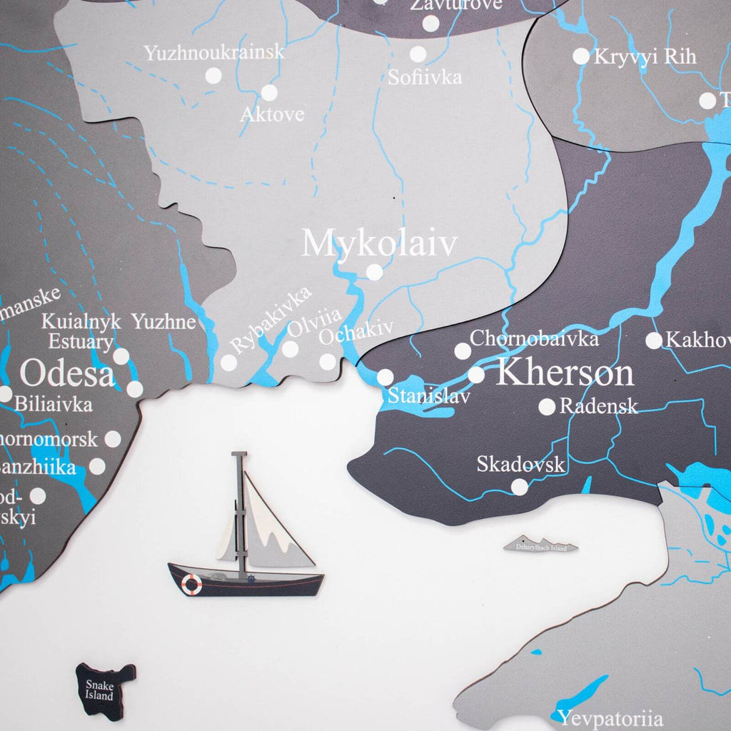 Wooden Map of Ukraine Nordik Enjoy The Wood