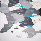 Wooden Map of Ukraine Nordik Enjoy The Wood