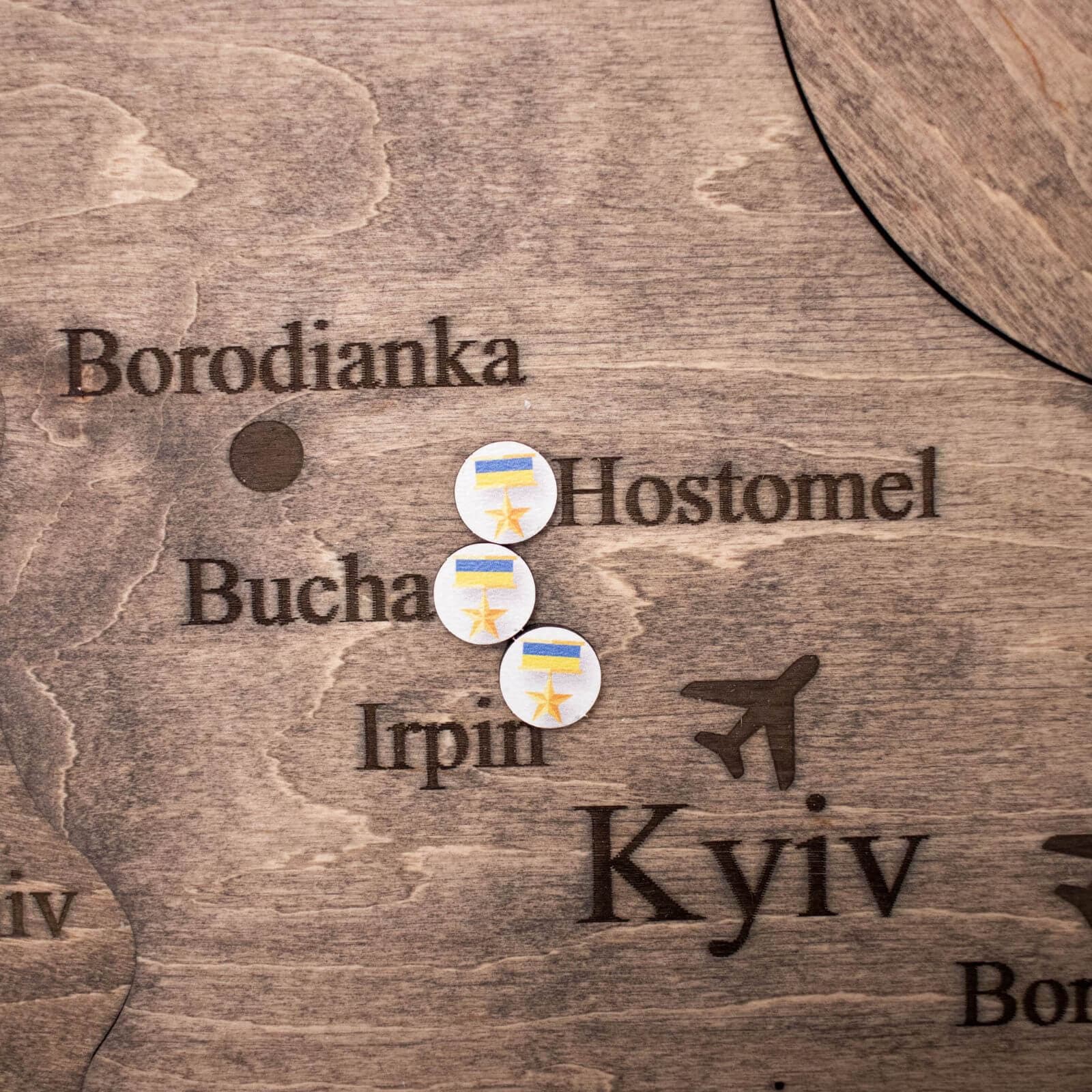 Wooden Map of Ukraine Terra Enjoy The Wood