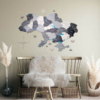 Wooden Map of Ukraine Nordik Enjoy The Wood
