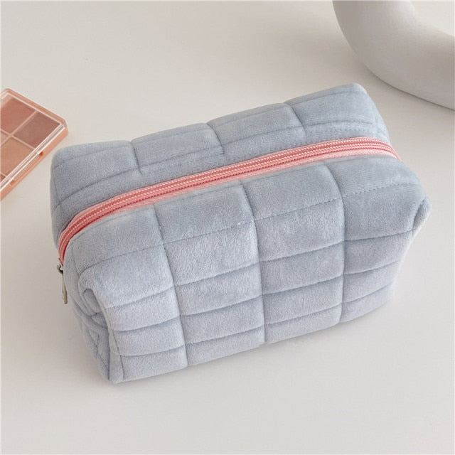Fur Makeup Bag - SJB-DIAMOND ELITES