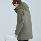 Warm And Comfortable White Duck Down Men's Down Jacket