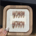 1033- Handmade press on nails fake nails removable