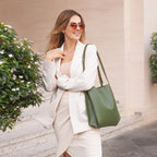 Olives Vegan Leather Tote Pi-Mart