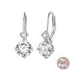 Affordable Luxury Style S925 Sterling Silver 1 Karat Moissanite Ear Clip Lootquake LLC