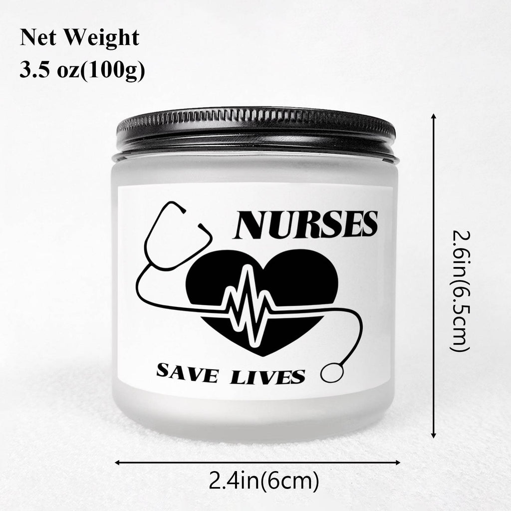 Lavender Scented Candle 5.3oz - Perfect Nursing Appreciation Gift for Men & Women, Ideal for Nurse Practitioners, Paramedics, Students - Unique Present for Birthdays, Thanksgiving, Graduation Lootquake LLC