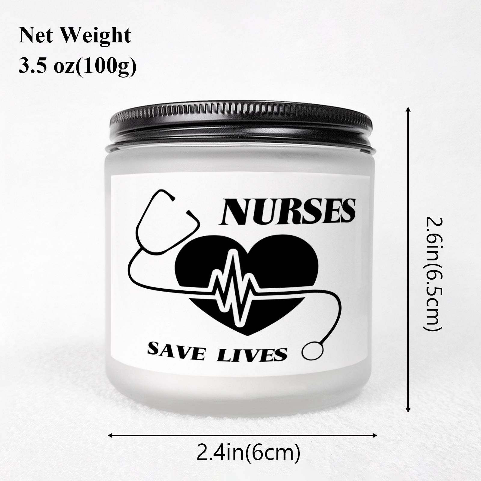 Lavender Scented Candle 5.3oz - Perfect Nursing Appreciation Gift for Men & Women, Ideal for Nurse Practitioners, Paramedics, Students - Unique Present for Birthdays, Thanksgiving, Graduation Lootquake LLC