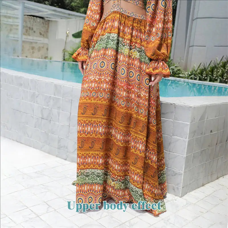 Women's Floral Large Hem Dress - SJB-DIAMOND ELITES