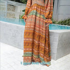 Women's Floral Large Hem Dress - SJB-DIAMOND ELITES