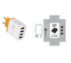 USB Charger Quick Charge 3.0 4 Phone Adapter For Tablet Portable Wall Mobile Charger Fast Charger Pi-Mart