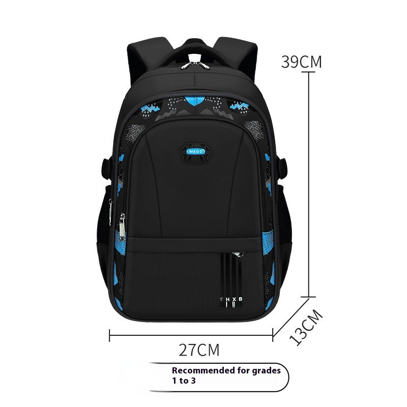 Breathable Light Negative Large Capacity Children's Schoolbag Pi-Mart