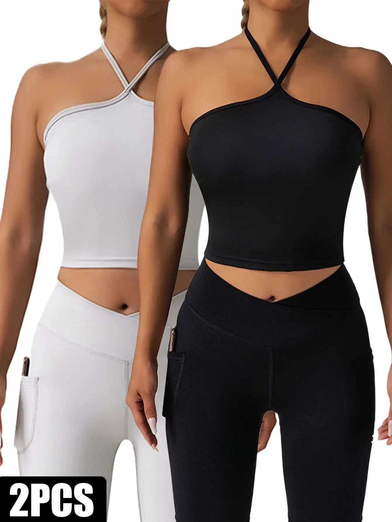 2 Pieces Sports Bra Athletic Running Sports Bra - SJB-DIAMOND ELITES
