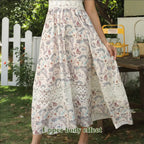 Women's Sleeveless Suspender Floral Dress - SJB-DIAMOND ELITES