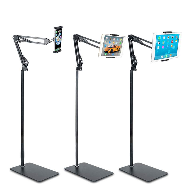 Lazy Mobile Phone Holder 360 Degree Rotating Folding Floor Stand Pi-Mart
