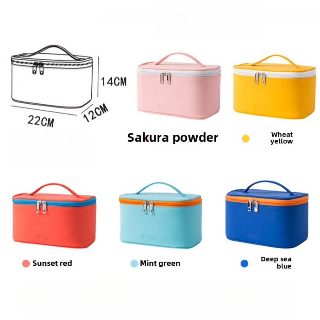 Capacity waterproof cosmetic bag, PU multi-functional cosmetic storage bag, cosmetic bag lightweight, makeup bag organizer, - SJB-DIAMOND ELITES