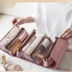 Travel portable large capacity makeup bags,Makeup bag organizers,Can be split into four-in-one cosmetic bag, toiletries and makeup storage bag, Toiletry Bag organizer, - SJB-DIAMOND ELITES