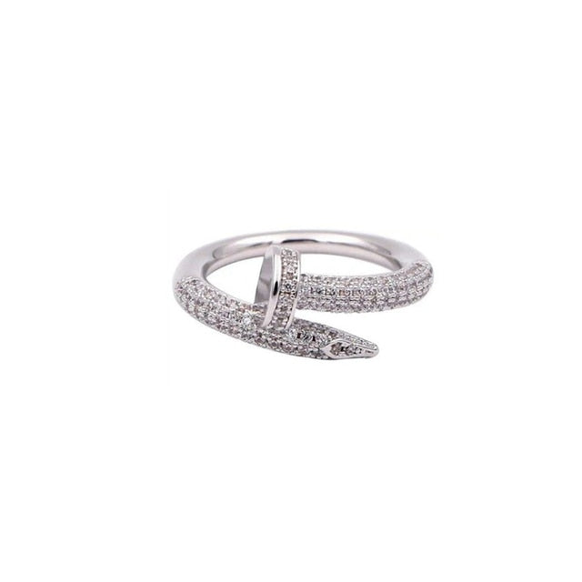 Classic Korean Style Copper Zircon Ring Pi-Mart