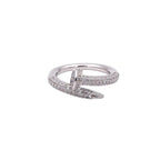Classic Korean Style Copper Zircon Ring Pi-Mart