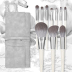 Anti-raw Fox Tail Nano Micro-carved Storage Bag Makeup Brush Suit