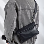 Fashion small crossbody bag men, simple breast bag, chest bag, chest purse, fanny pack, fanny pack crossbody