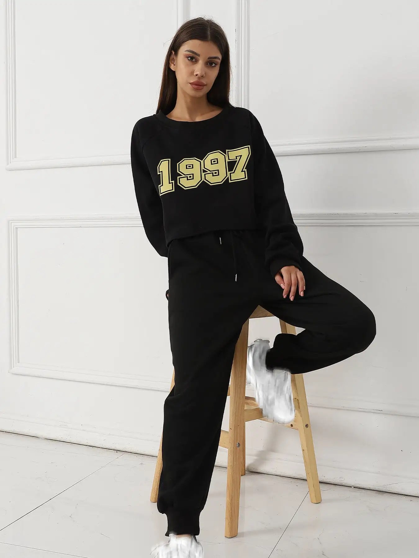 Women's Long Sleeved Hoodie Set - SJB-DIAMOND ELITES