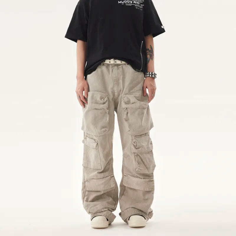 Washed & Worn Denim Jeans