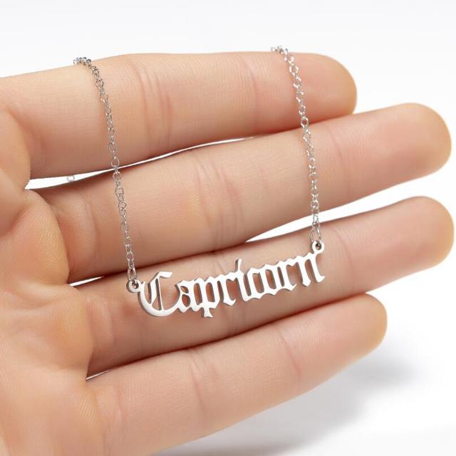 Zodiac Necklace Alphabet - SJB-DIAMOND ELITES