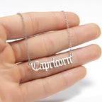 Zodiac Necklace Alphabet - SJB-DIAMOND ELITES