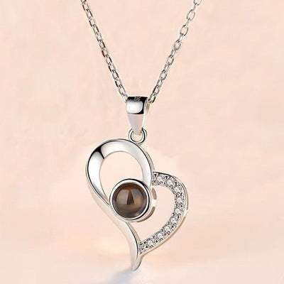 Hot Valentine's Day Gifts Metal Rose Jewelry Gift Box Necklace For Wedding Girlfriend Necklace Gifts Pi-Mart