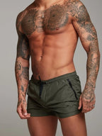 Men's Full Size Drawstring Active Shorts with Pockets Plus Size