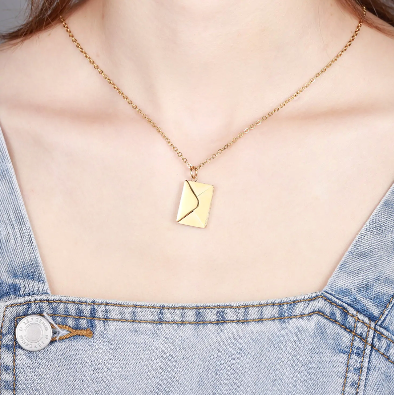 Envelope Necklace - SJB-DIAMOND ELITES