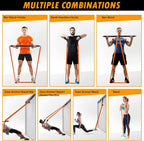 Resistance Band Bar Set Portable Full Body 500LBS Extra Heavy Home Gym - SJB-DIAMOND ELITES
