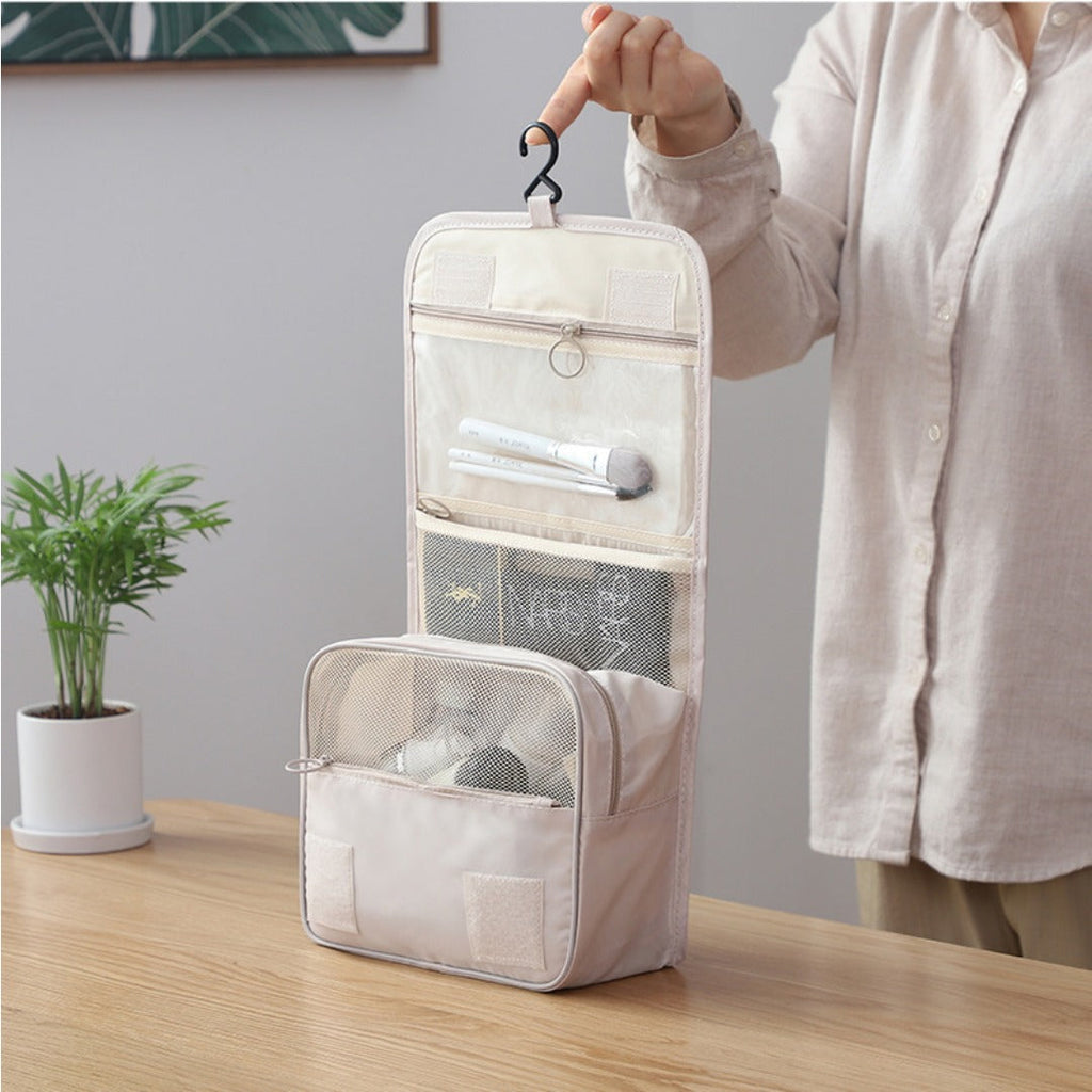 Travel Waterproof Makeup Portable Wash Bag, Large Capacity Makeup Bag Hook Bag, Toiletry Bag for travel - SJB-DIAMOND ELITES