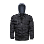 Casual Simple Men's Long-sleeved Hooded Cotton Coat