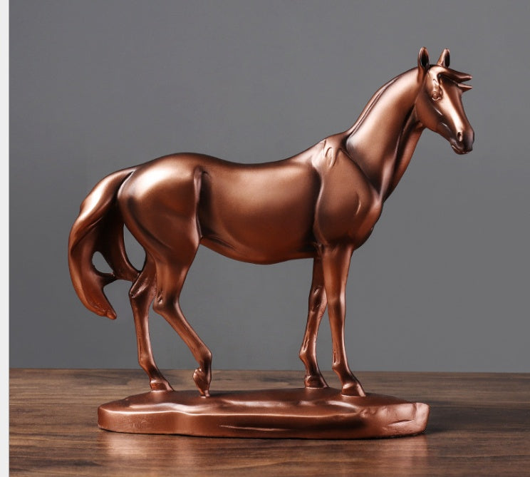 War Horse Bronze Horse Head Power Horse Resin Crafts Lootquake LLC
