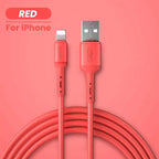 Lightning Silicone Charger Cable Pi-Mart