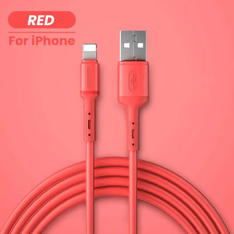 Lightning Silicone Charger Cable Pi-Mart