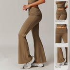 Wool Pleated High Waist Running Pants