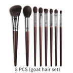 Natural Makeup Brushes Set Eyeshadow Make Up Brush Goat Pi-Mart