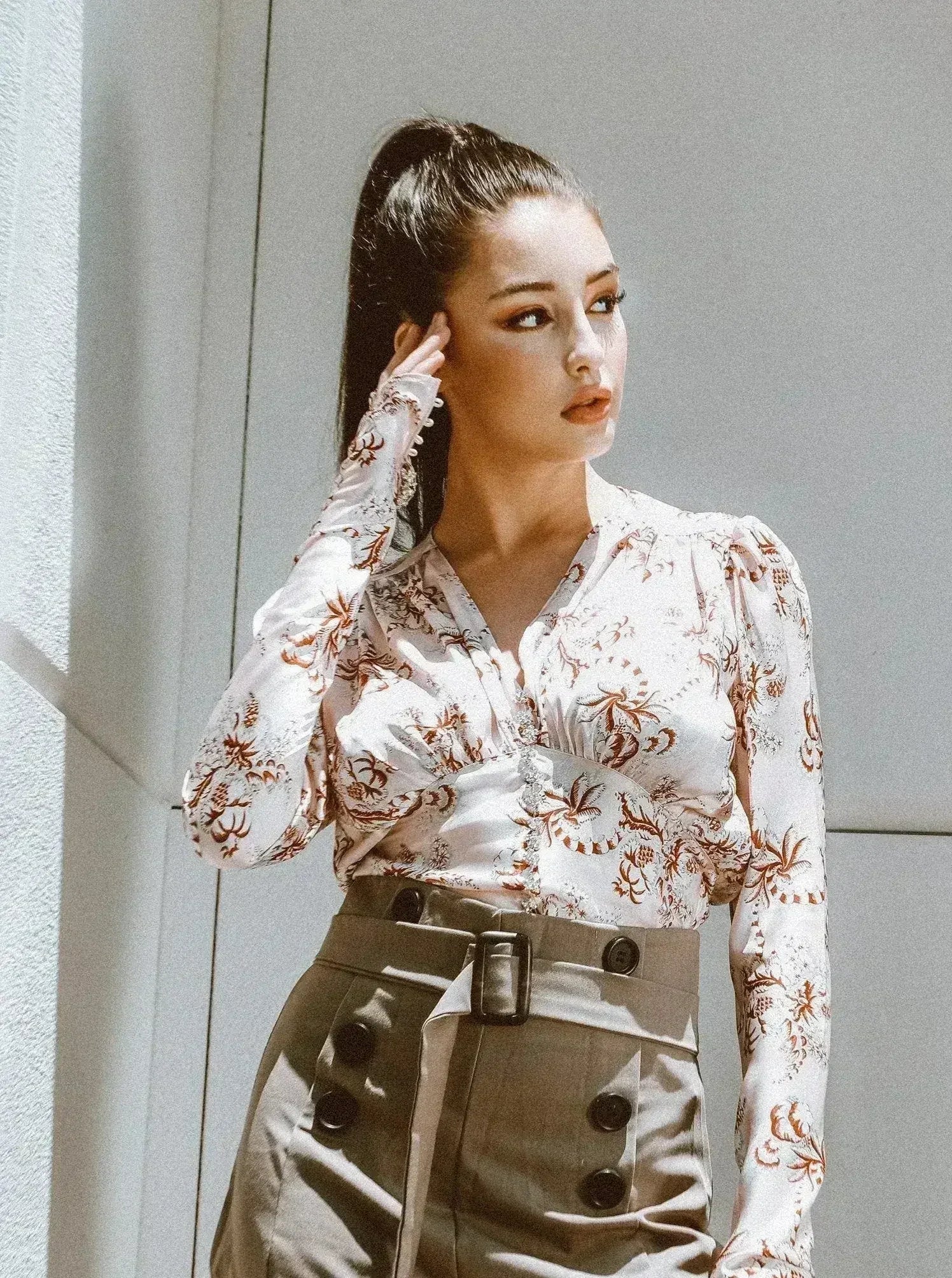 The Manet Jeweled Blouse - SJB-DIAMOND ELITES