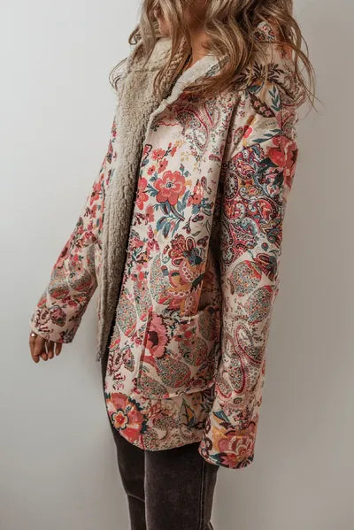 Vintage Autumn Printed Long Sleeve Hooded Jacket Lightweight & Stylish Casual Outerwear Stevvex