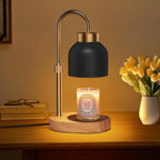 Adjustable Height Dimmable Candle Lamp Warmer With Timer Compatible With Large Jar Candles No Flame Scented Candle Wax Warmer With 2 Bulbs Mothers Day Gift Bedroom Home Decor Lootquake LLC